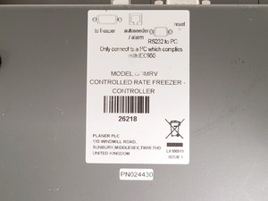 Thumbnail image of Planer Kryo 360 - 3.3, LNP 4 and GOMRV Controlled Rate Freezer System