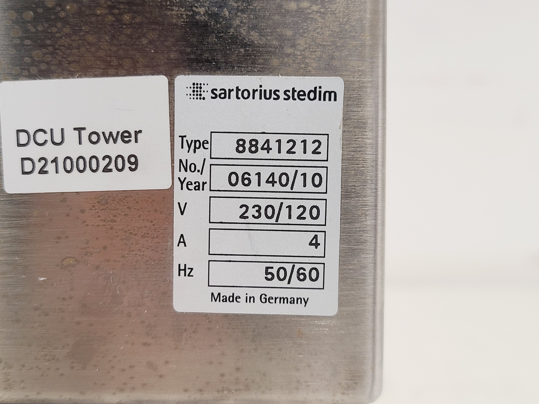 Image of Sartorius BIOSTAT Q Plus Fermenter w/ DCU Tower & 5 x Glass Vessels Lab