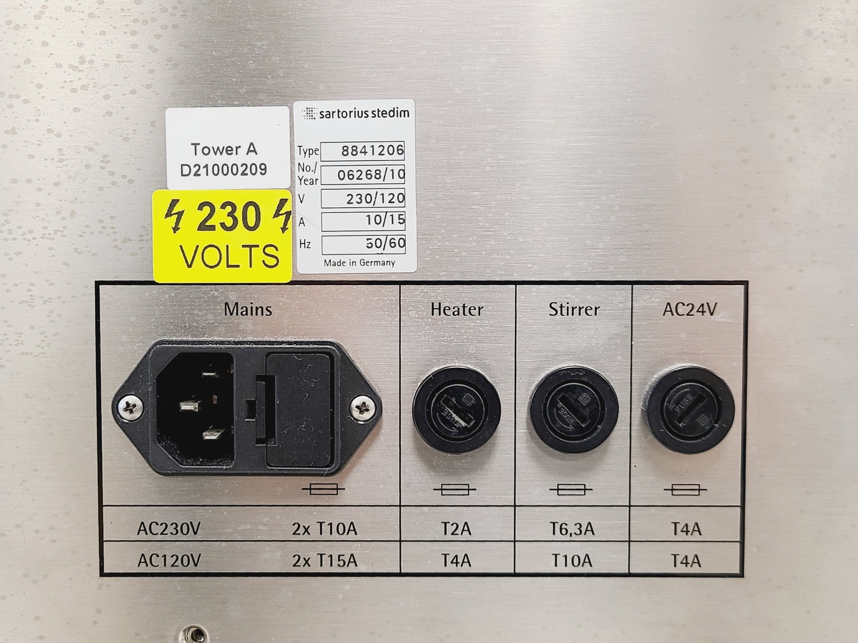 Image of Sartorius BIOSTAT Q Plus Fermenter w/ DCU Tower & 5 x Glass Vessels Lab