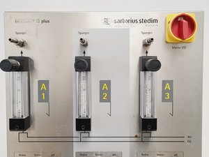 Thumbnail image of Sartorius BIOSTAT Q Plus Fermenter w/ DCU Tower & 5 x Glass Vessels Lab