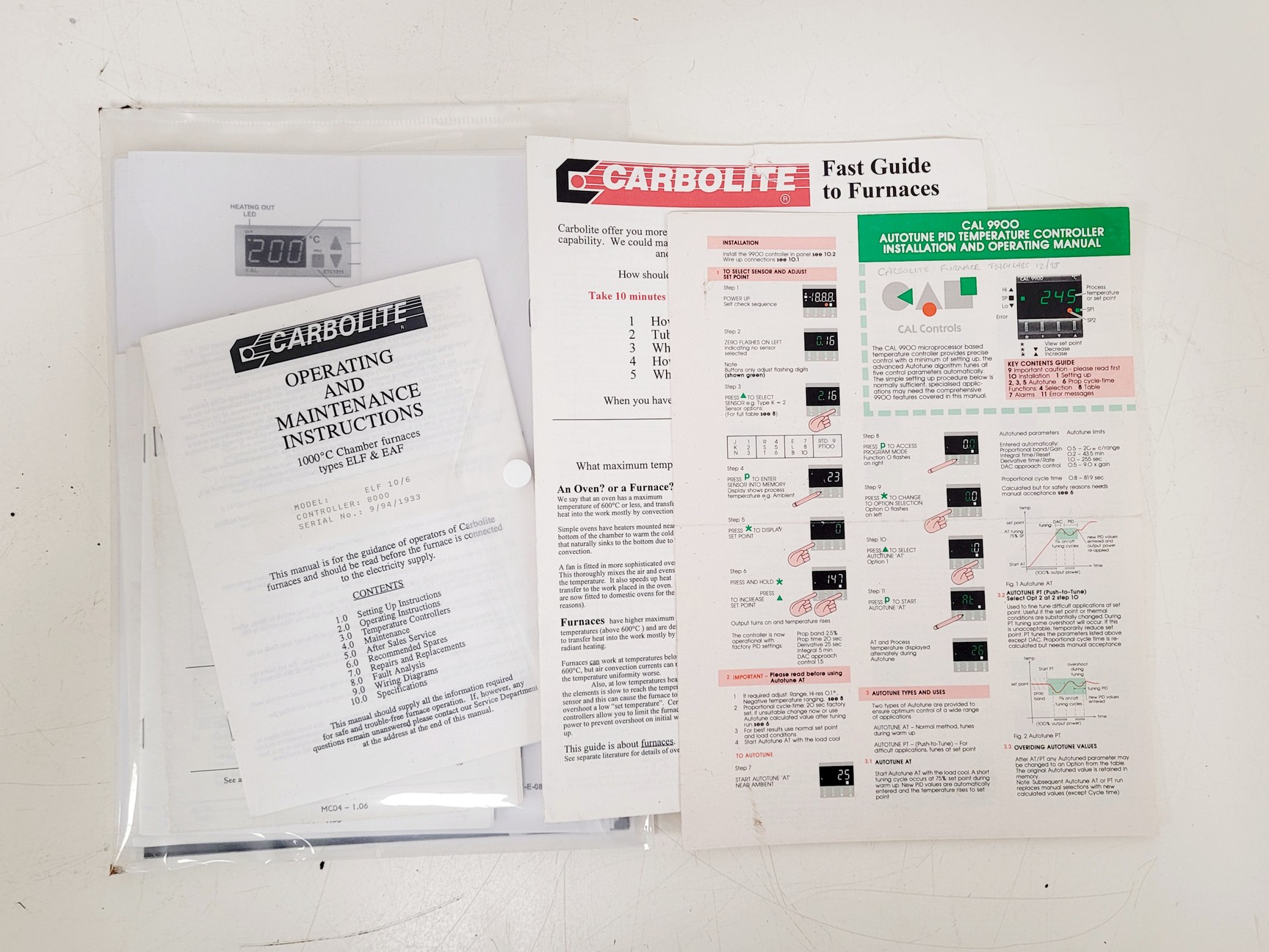 Image of Carbolite ELF Chamber Furnace Spares/Repair Lab 