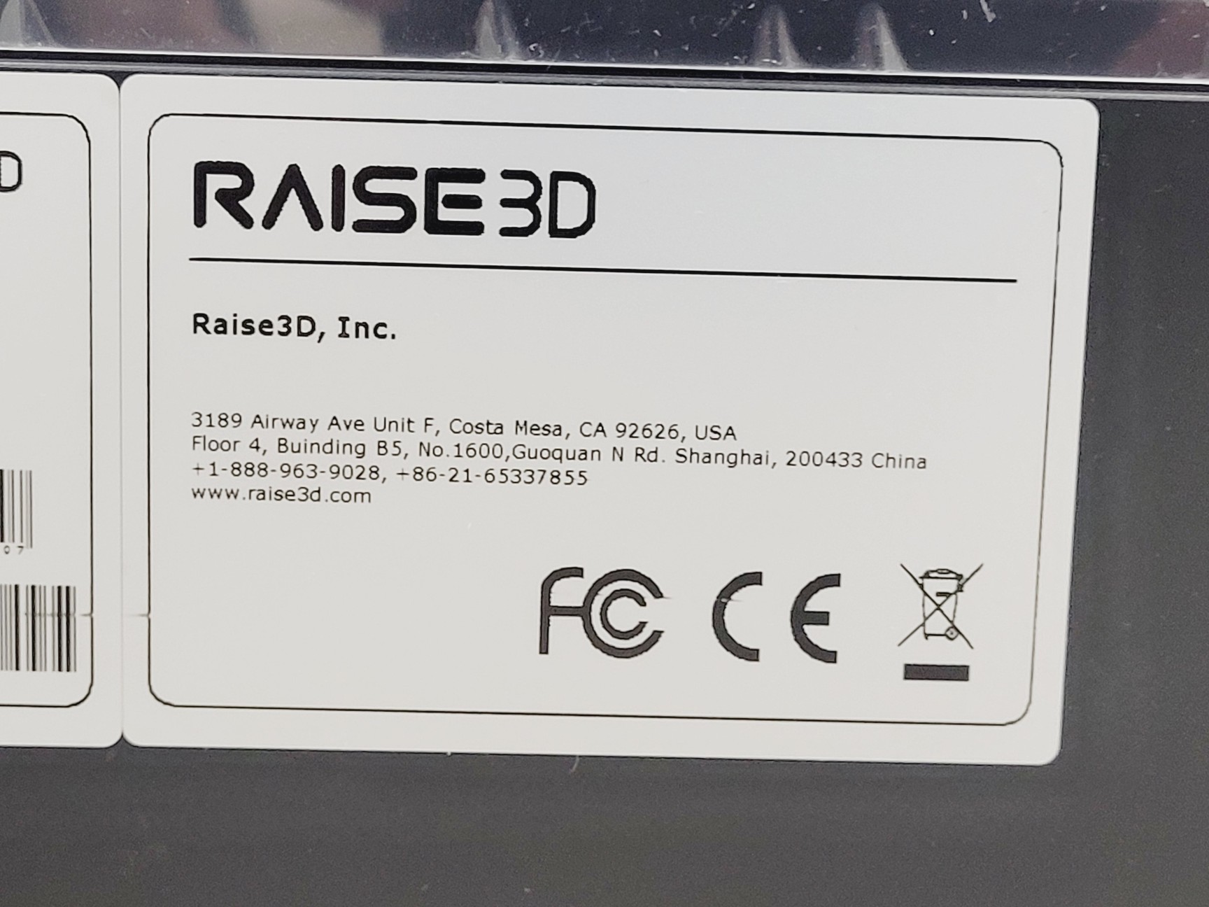 Image of Raise 3D Pro 2 Plus 3D Printer 