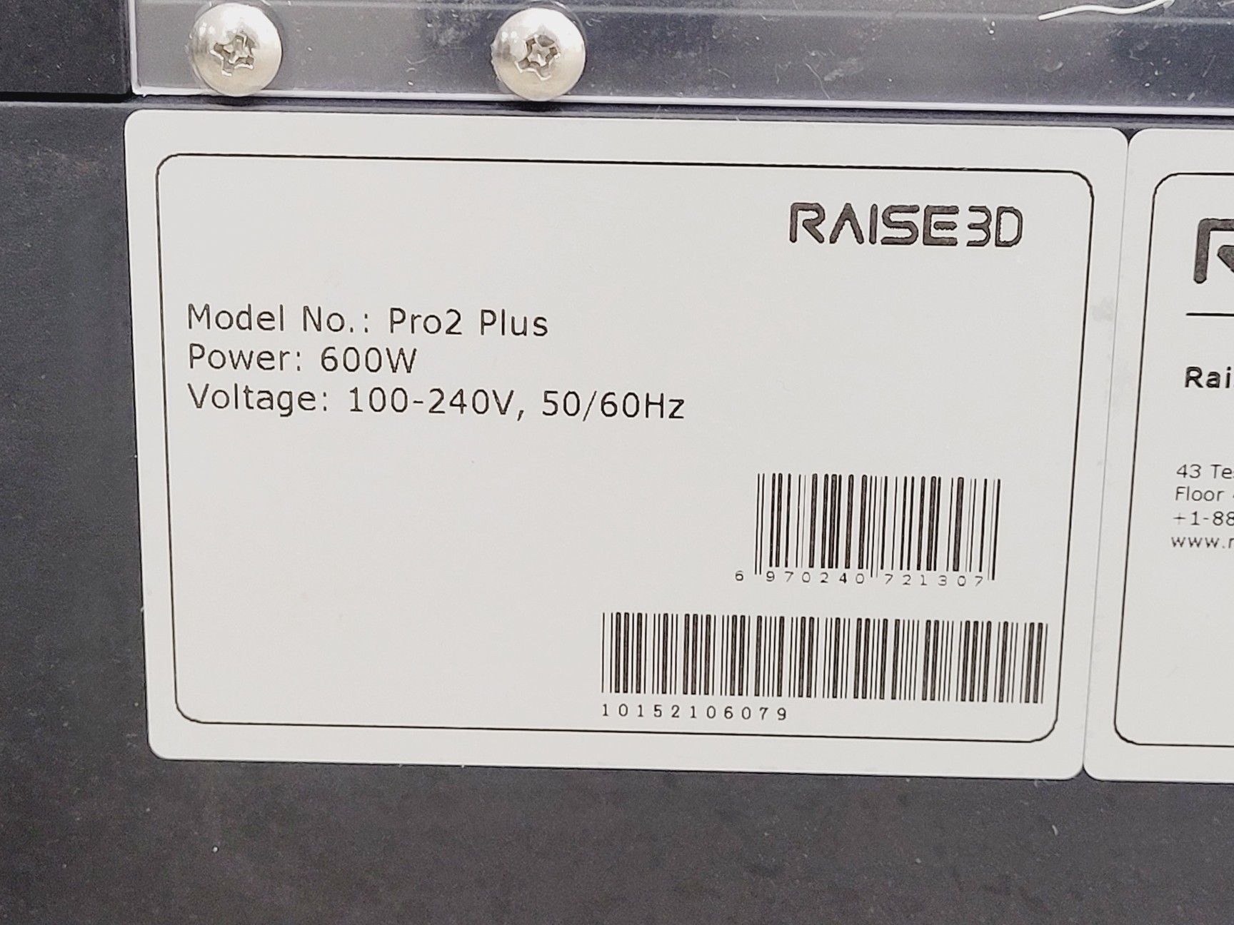 Image of Raise 3D Pro 2 Plus 3D Printer
