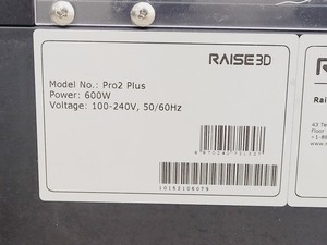 Thumbnail image of Raise 3D Pro 2 Plus 3D Printer
