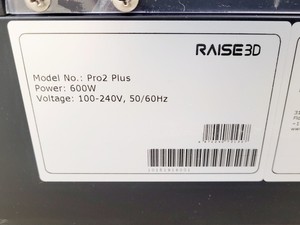 Thumbnail image of Raise 3D Pro 2 Plus 3D Printer