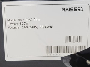 Thumbnail image of Raise 3D Pro 2 Plus 3D Printer w/ PLA Filament Spool Deep Black