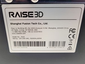 Thumbnail image of Raise 3D Pro 3 3D Printer
