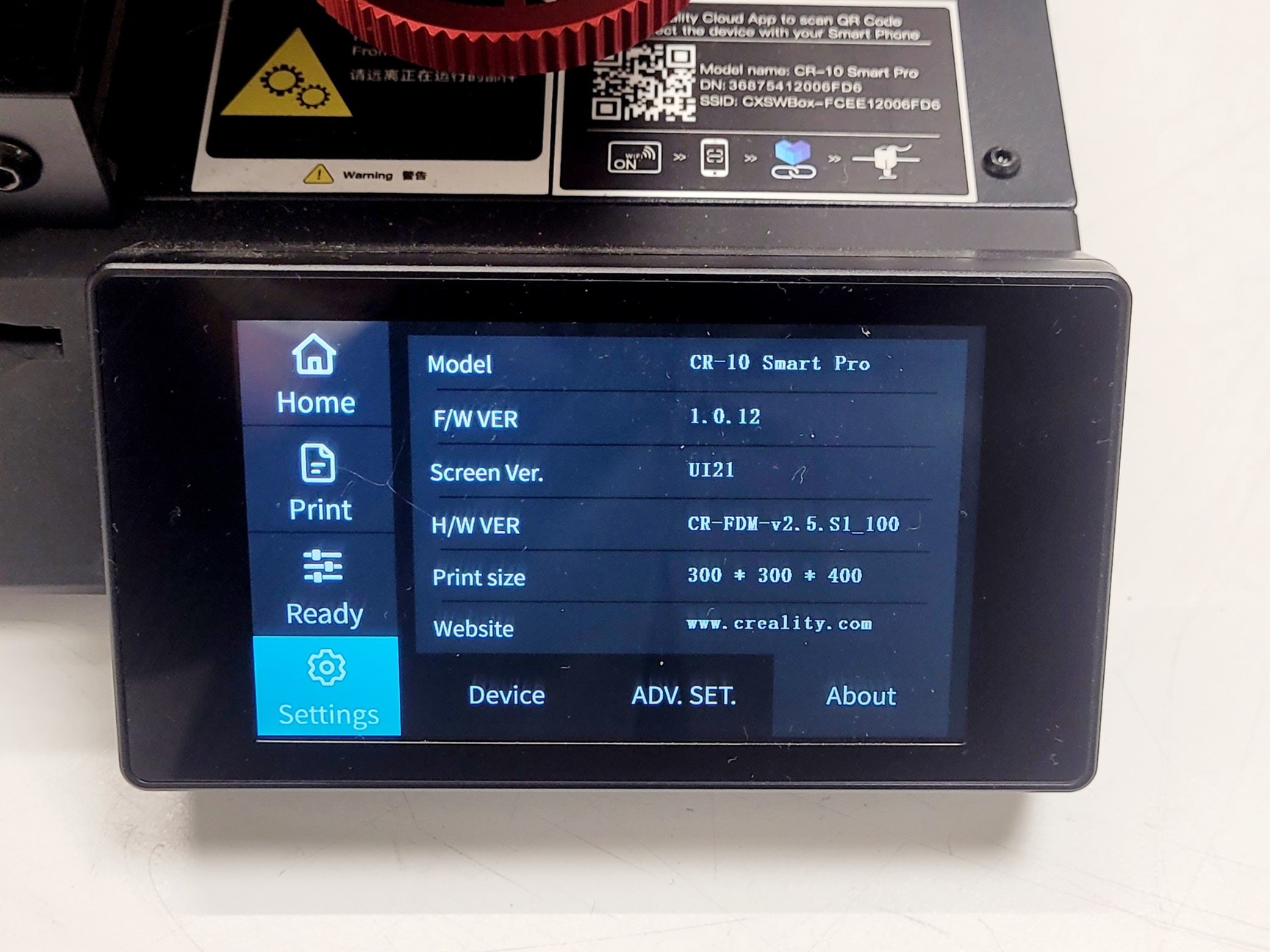 Image of Creality CR-10 Smart Pro 3D Printer
