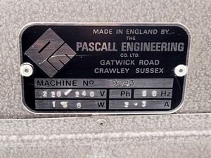 Thumbnail image of Pascall Engineering Machine No. 19043 Ball Mill