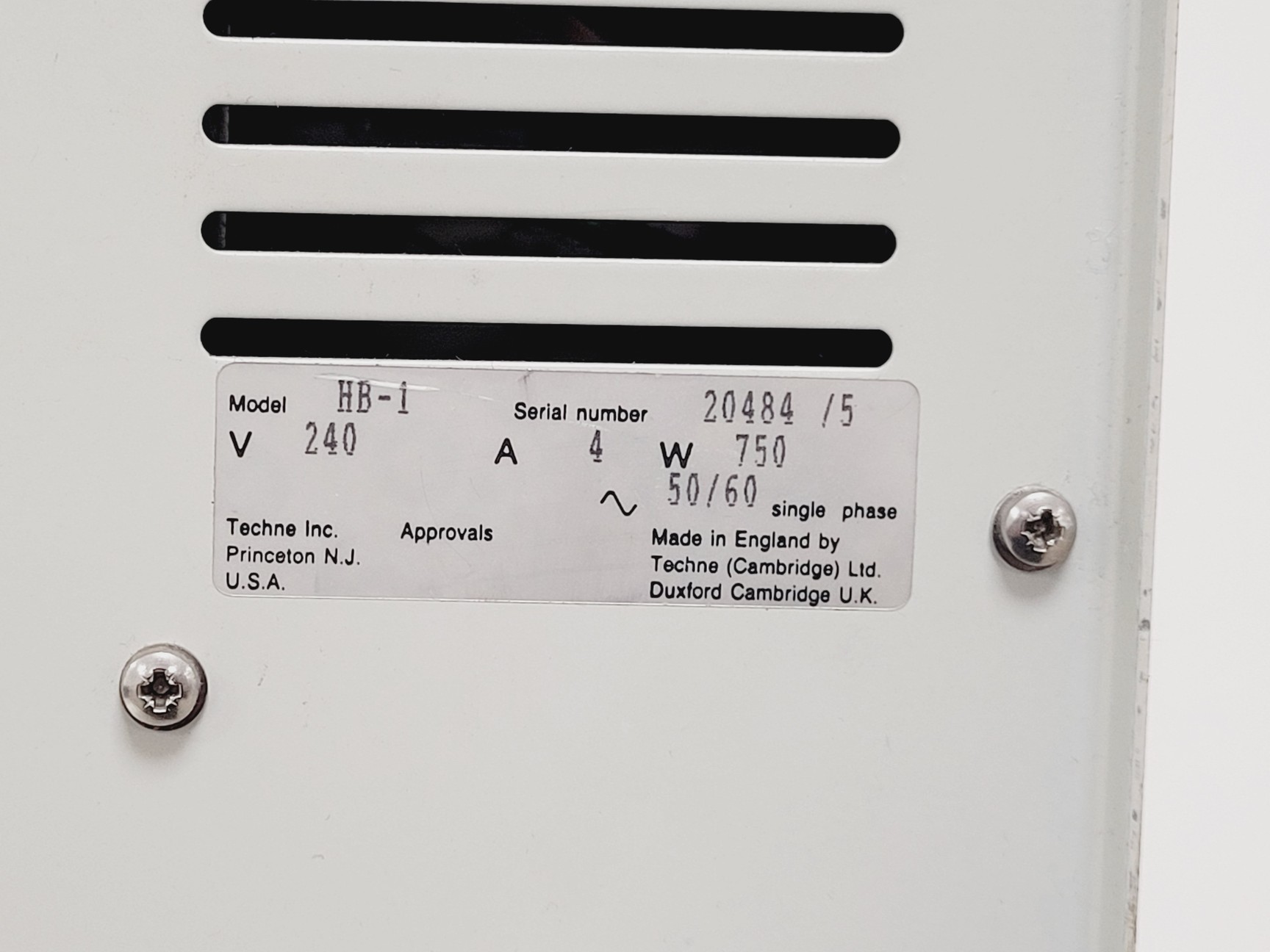 Image of Techne HB-1 Hybridiser Lab