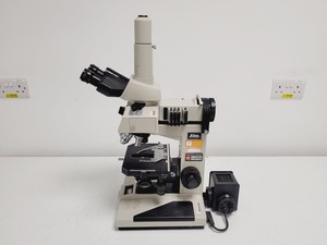 Thumbnail image of Nikon EFD-3 Inverted Microscope w/ Zeiss Axiocam & 5 x Objectives 4/10/20/40 Flu
