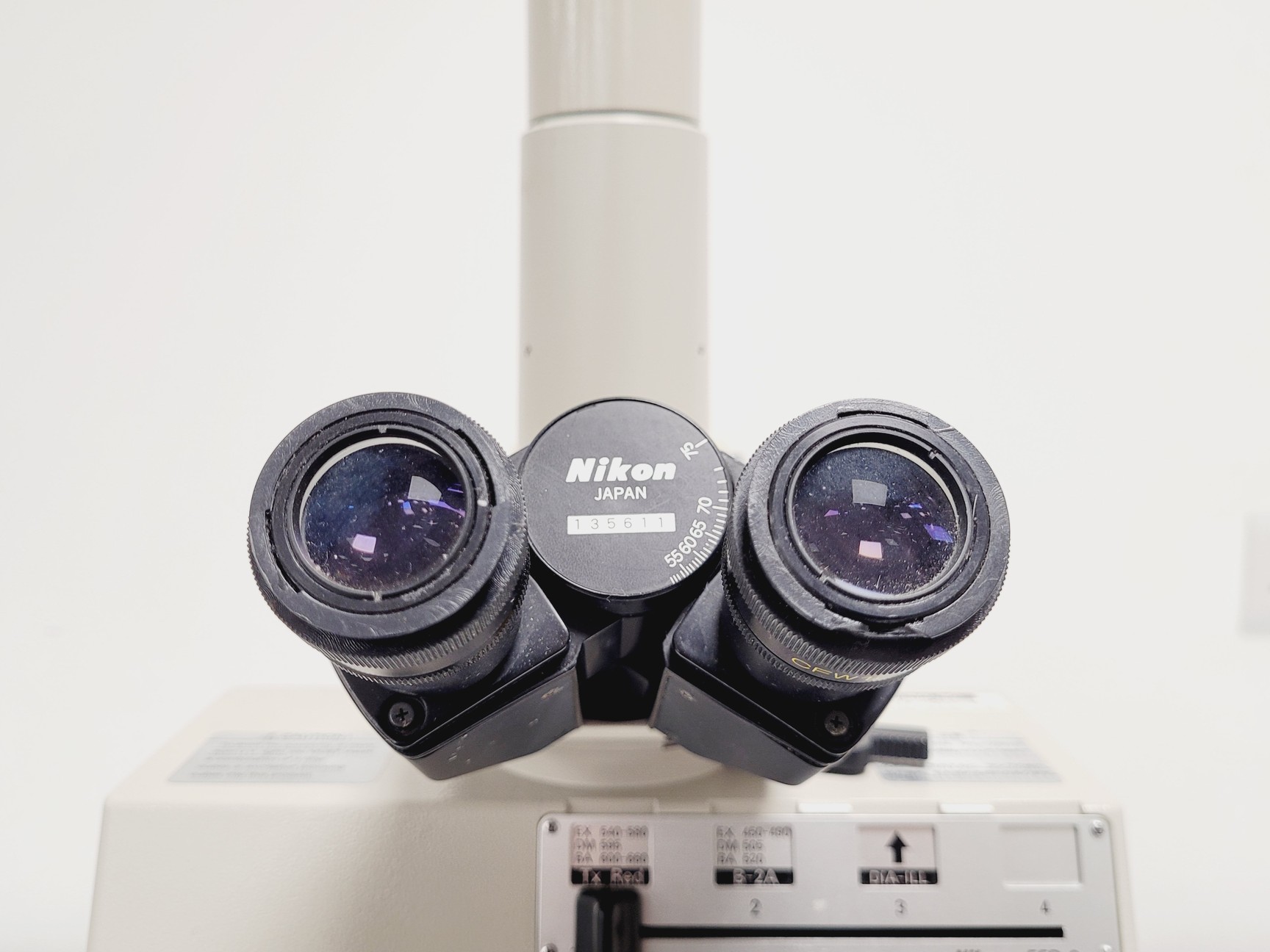 Image of Nikon EFD-3 Inverted Microscope w/ Zeiss Axiocam & 5 x Objectives 4/10/20/40 Flu