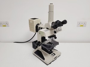 Thumbnail image of Nikon EFD-3 Inverted Microscope w/ Zeiss Axiocam & 5 x Objectives 4/10/20/40 Flu