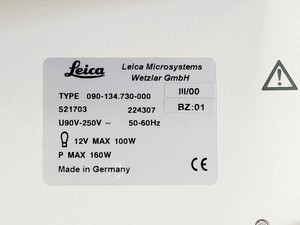 Thumbnail image of Leica DM IRBE Inverted Microscope Spares/Repair Lab