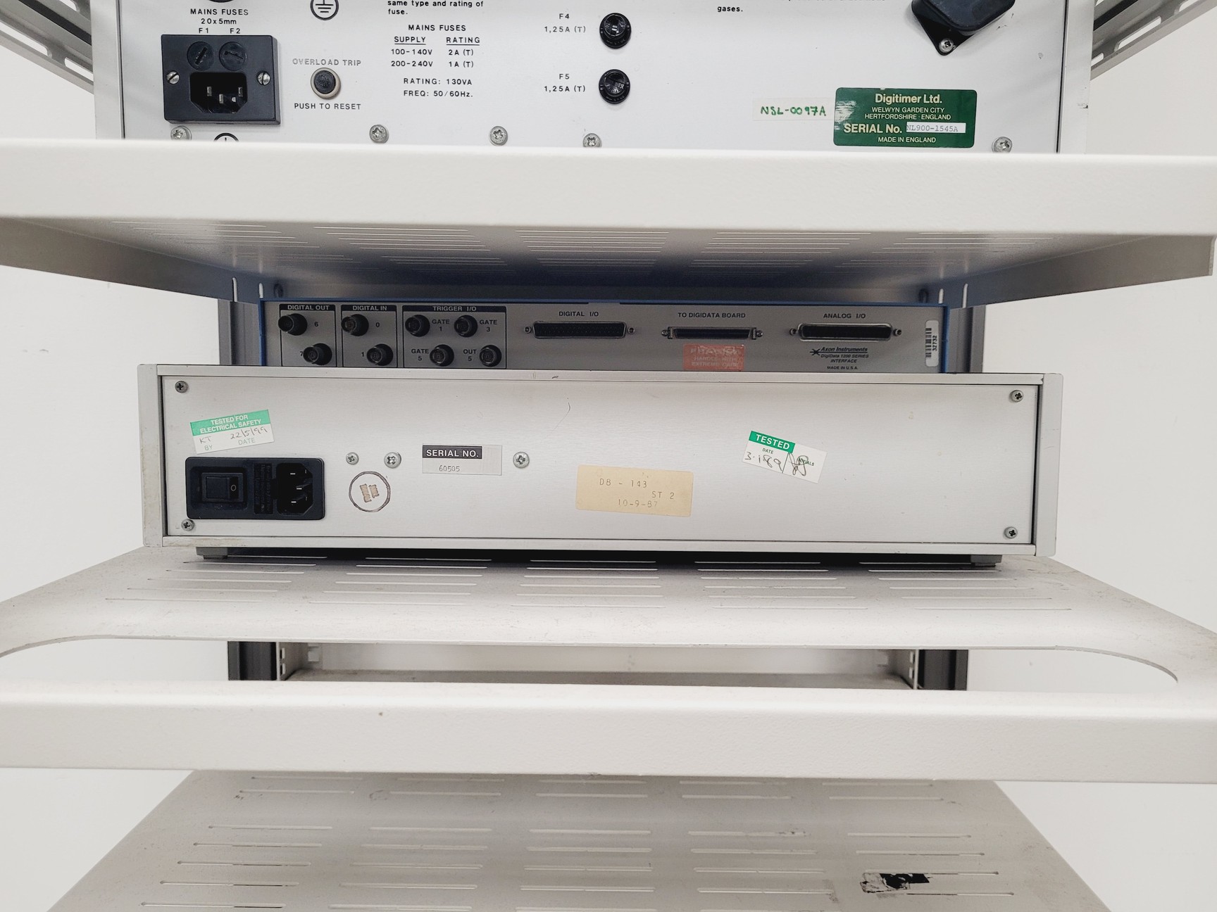 Image of Axopatch-1D Electrophysiology Rack w/ Digidata & Temp Controller