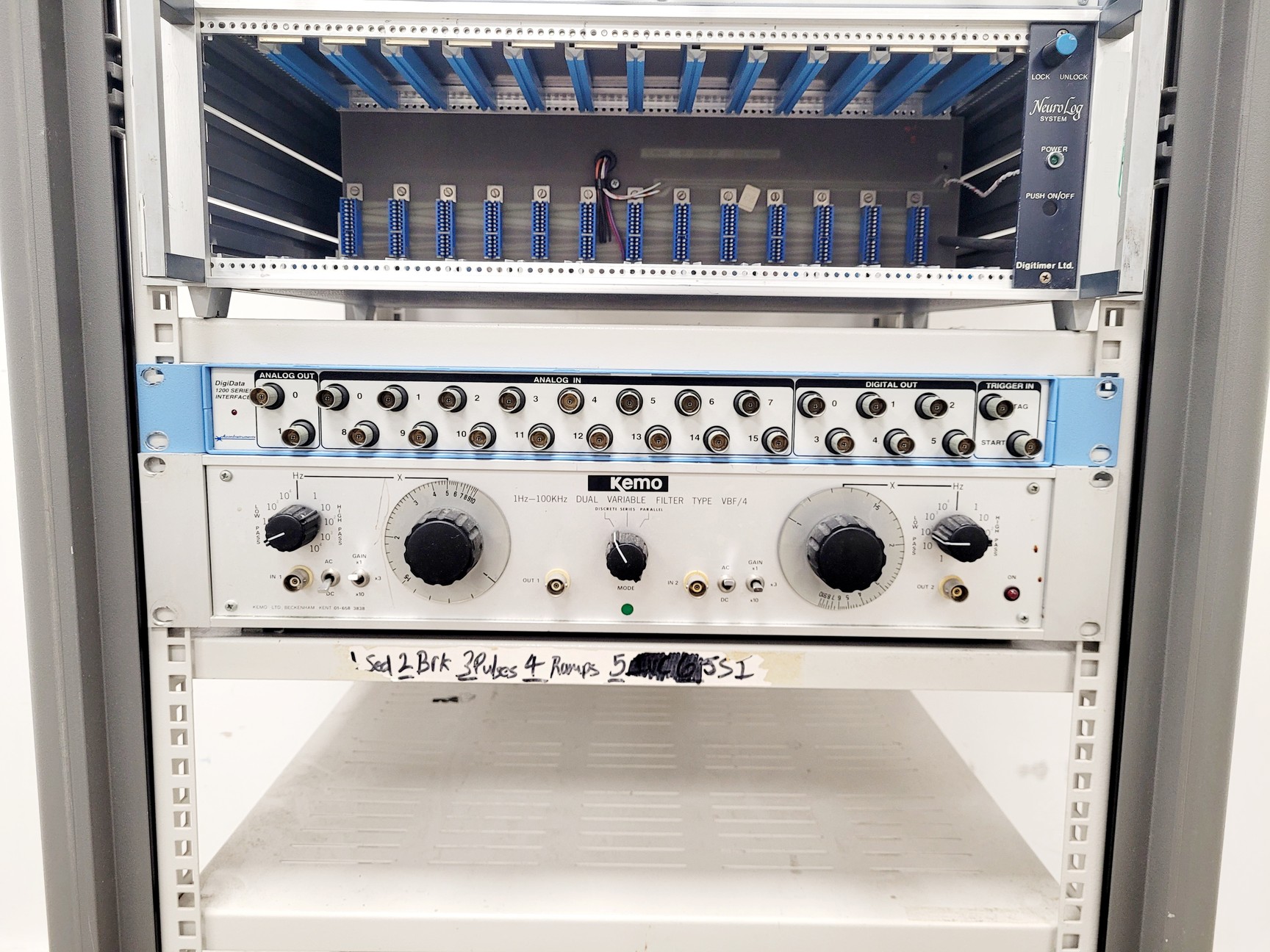 Image of Axopatch-1D Electrophysiology Rack w/ Digidata & Temp Controller