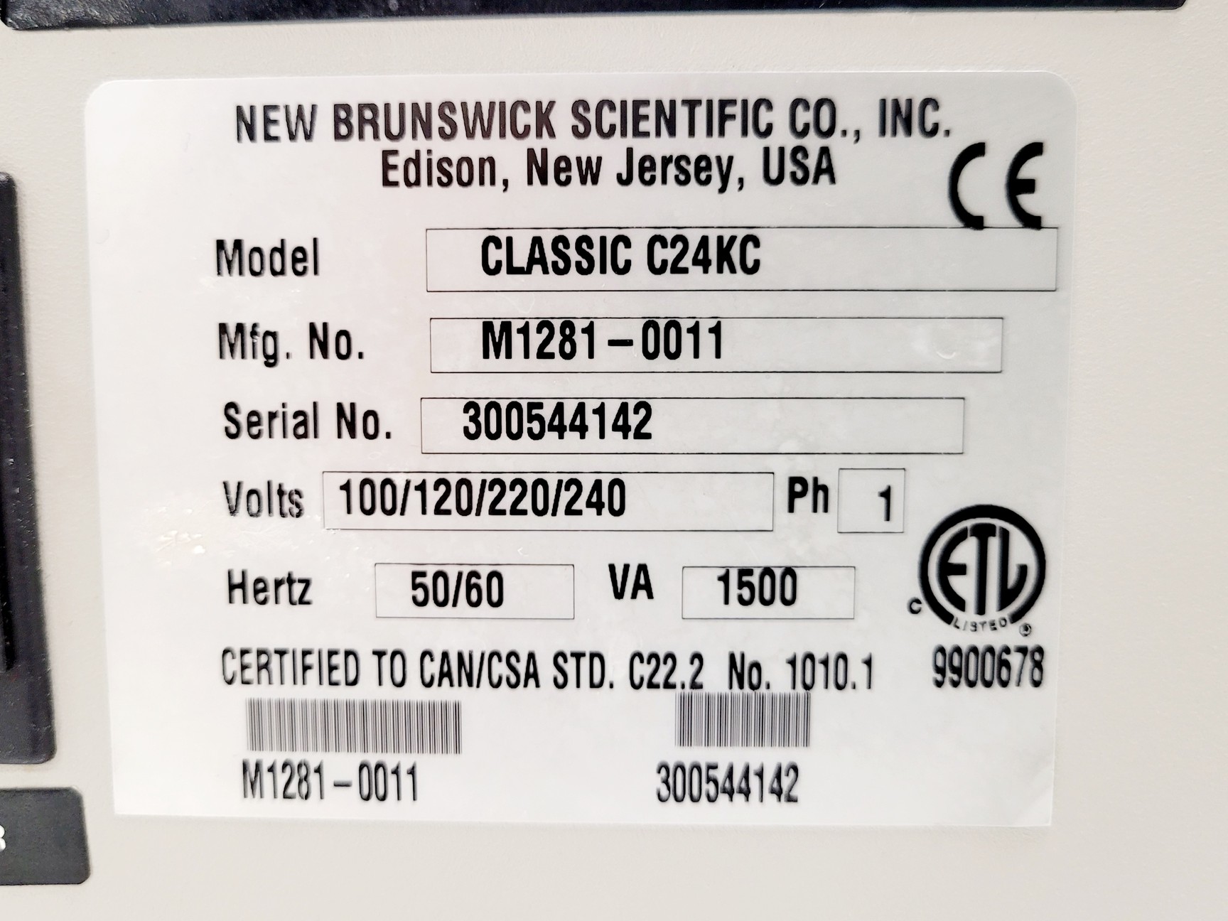 Image of New Brunswick Scientific Classic Series C24KC Refrigerated Incubator Shaker