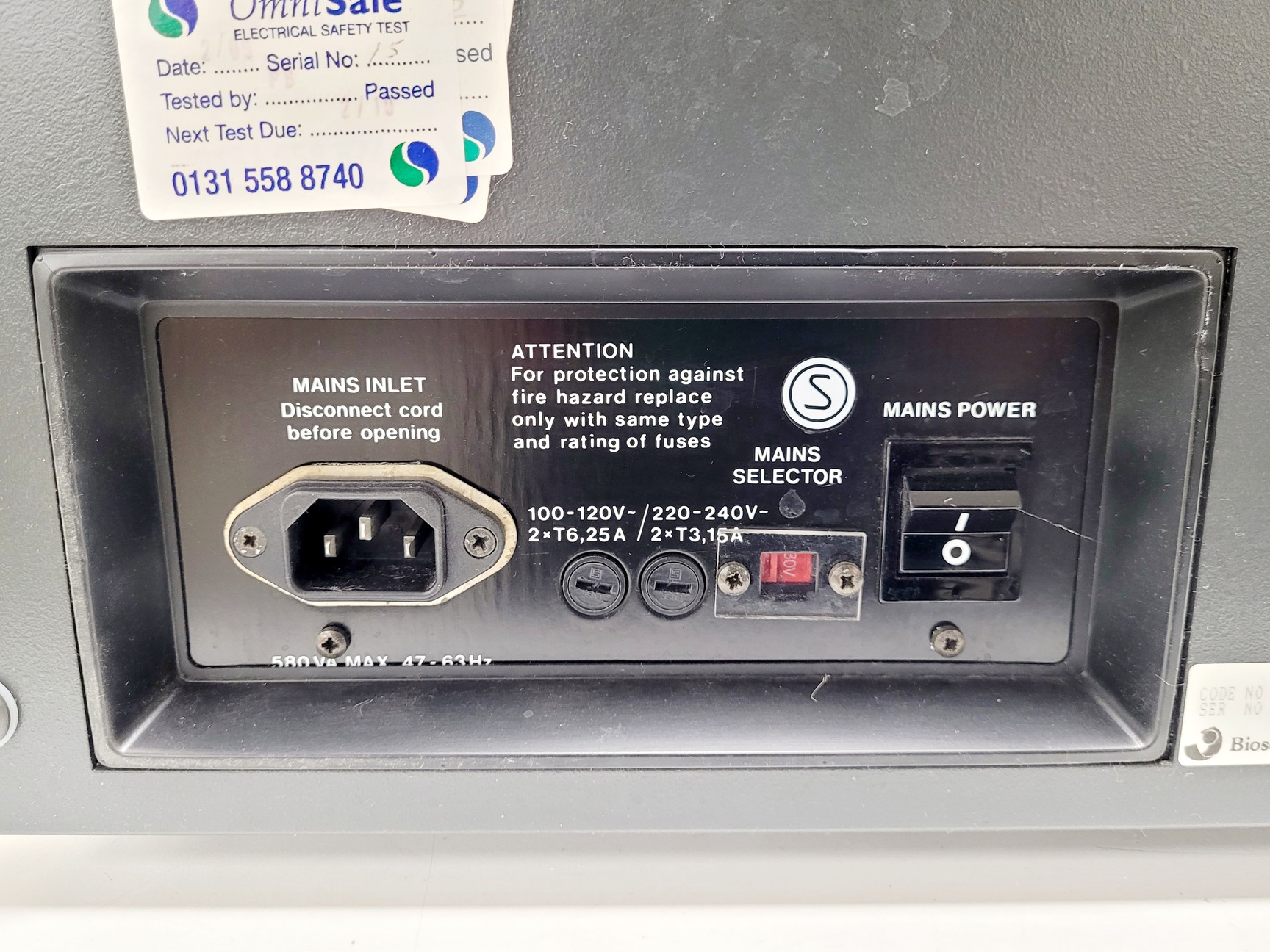 Image of Biosensor BIAcore 2000 Code BR-1002-25 SPR System Lab