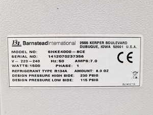 Thumbnail image of Barnstead LabLine MaxQ 4000 E-Class Orbital Shaking Incubator Model SHKE4000-8CE