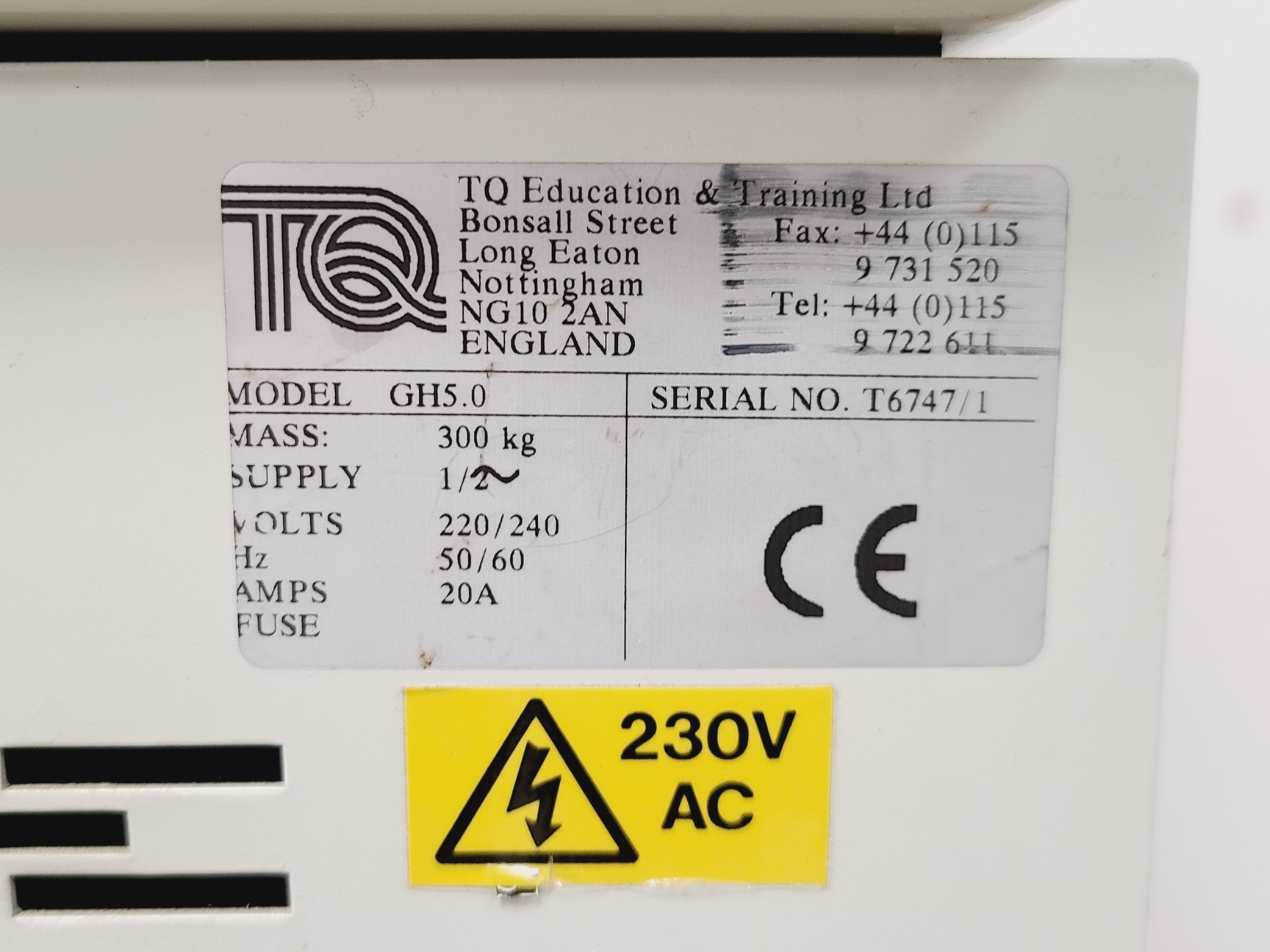 Image of TecQuipment GH5.0 Centrifugal Pump Test Set