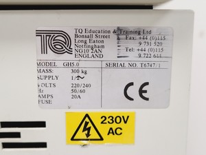 Thumbnail image of TecQuipment GH5.0 Centrifugal Pump Test Set
