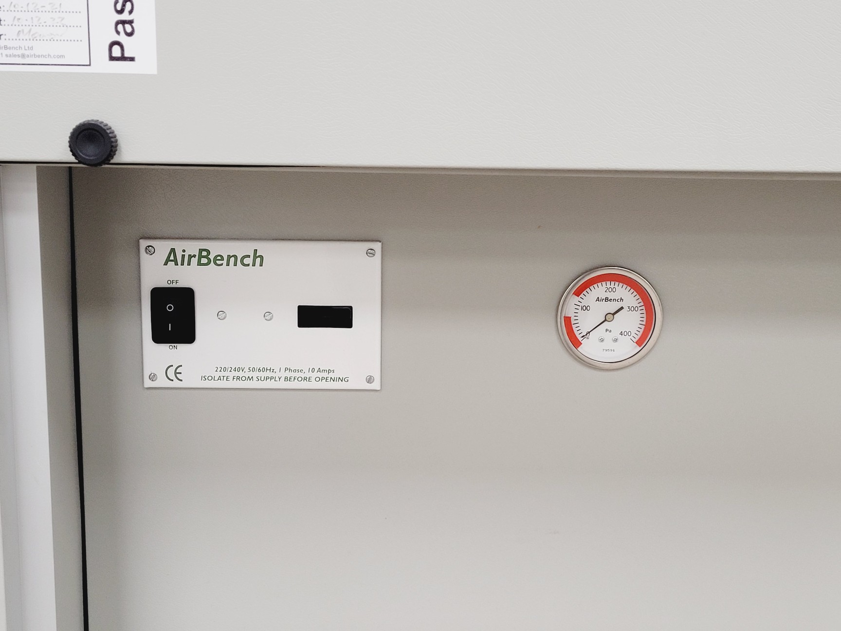 Image of AirBench Model EX186584 Downdraught Extractor Bench Lab