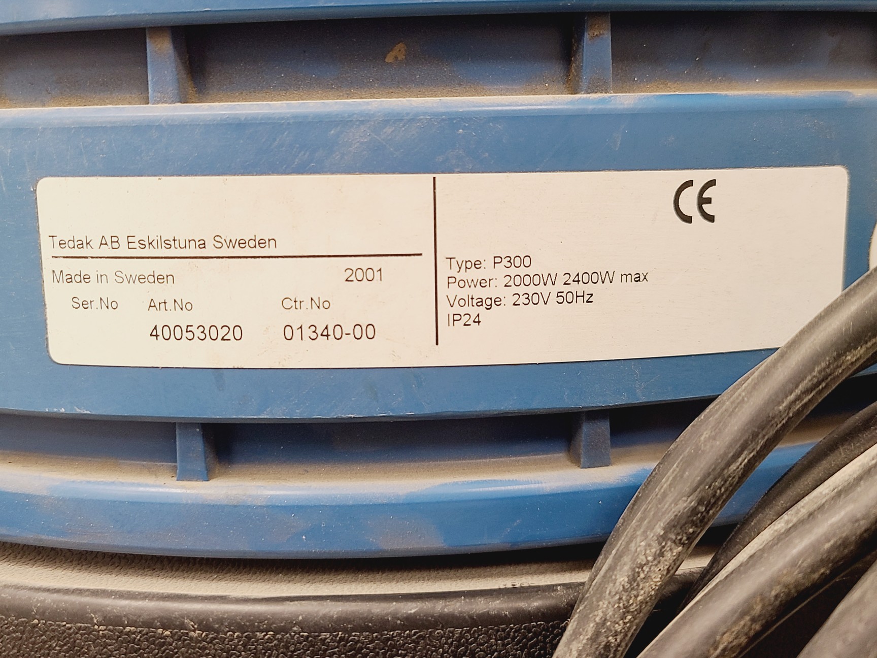 Image of Nederman P300 Industrial Vacuum Cleaner