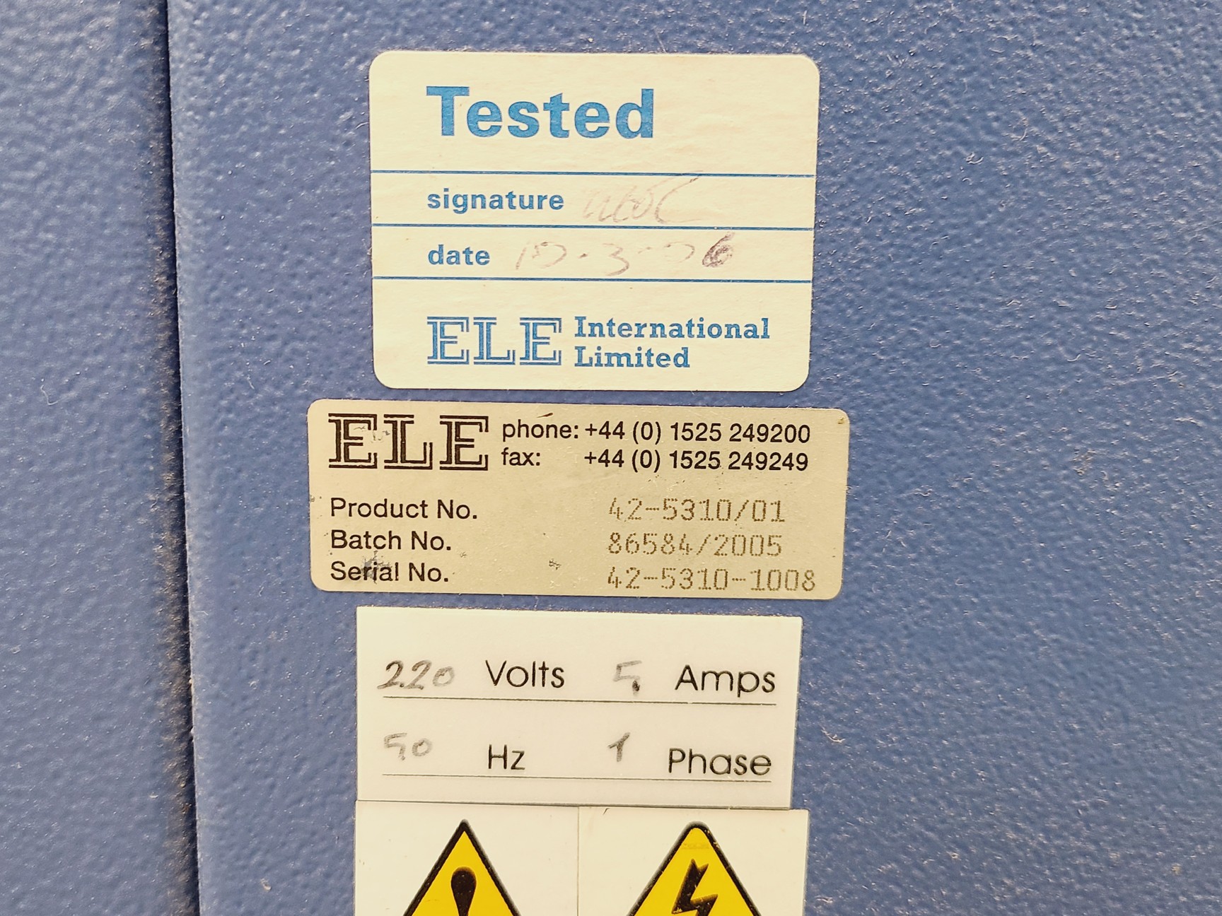 Image of ELE International Abrasion Machine No. 42-5310/01 
