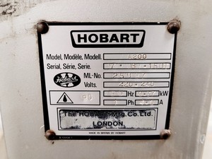 Thumbnail image of Hobart Stand Mixer Model A200