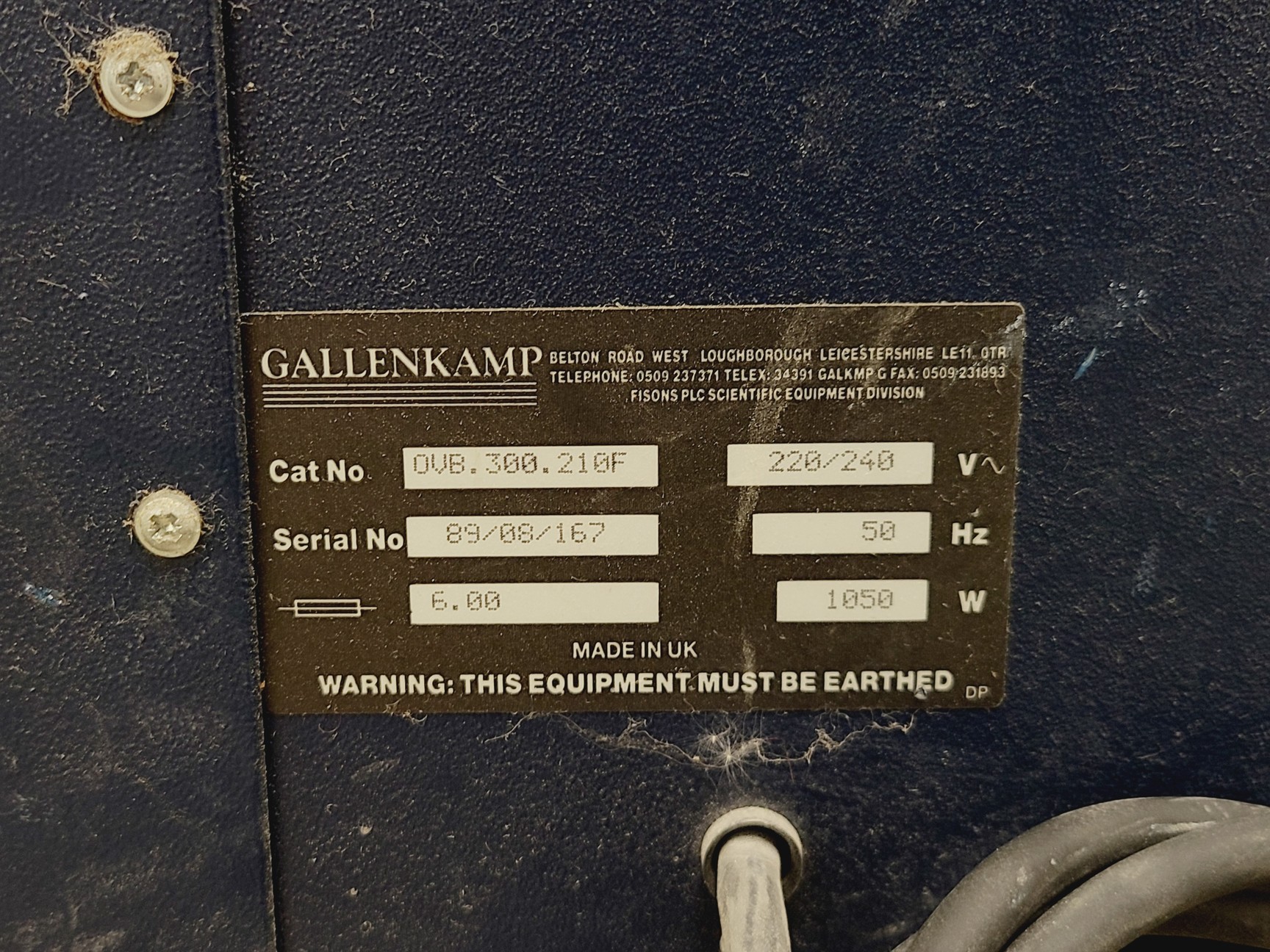 Image of Gallenkamp HotBox Oven Size 3 Lab