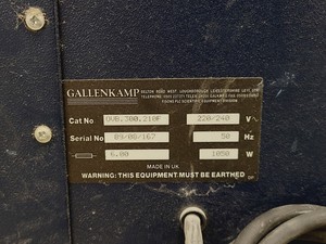 Thumbnail image of Gallenkamp HotBox Oven Size 3 Lab