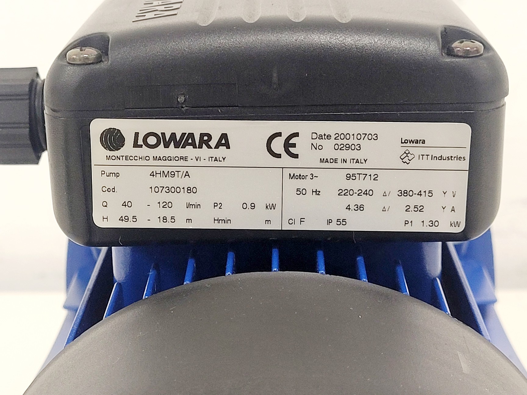 Image of Lowara 4HM9T/A Fluid Pump
