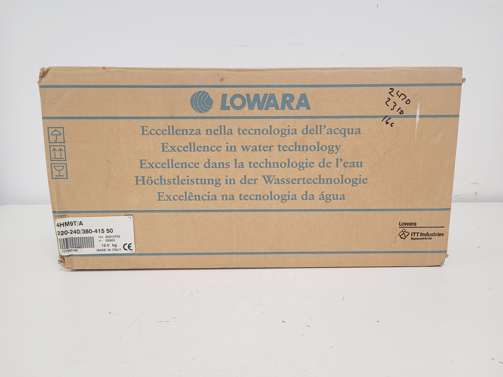 Image of Lowara 4HM9T/A Fluid Pump