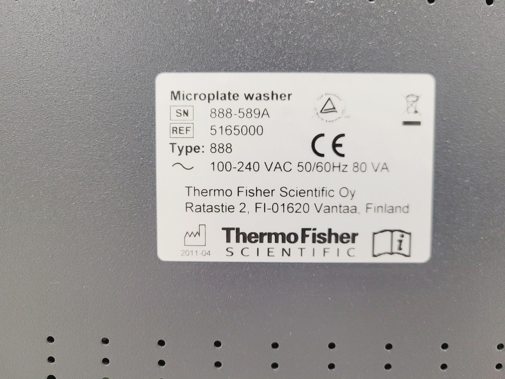 Image of Thermo Fisher 888 Wellwash Microplate Washer Spares/Repair Lab