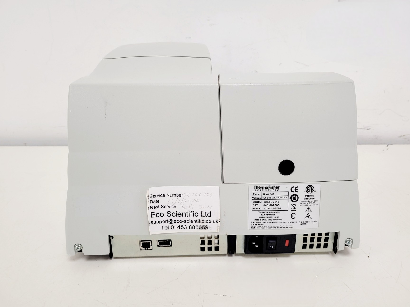 Image of Thermo Scientific GeneSys G10S UV-VIS Spectrophotometer Lab