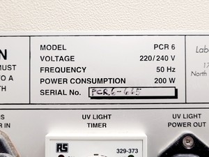 Thumbnail image of Labcaire PCR 6 PCR Workstation Lab
