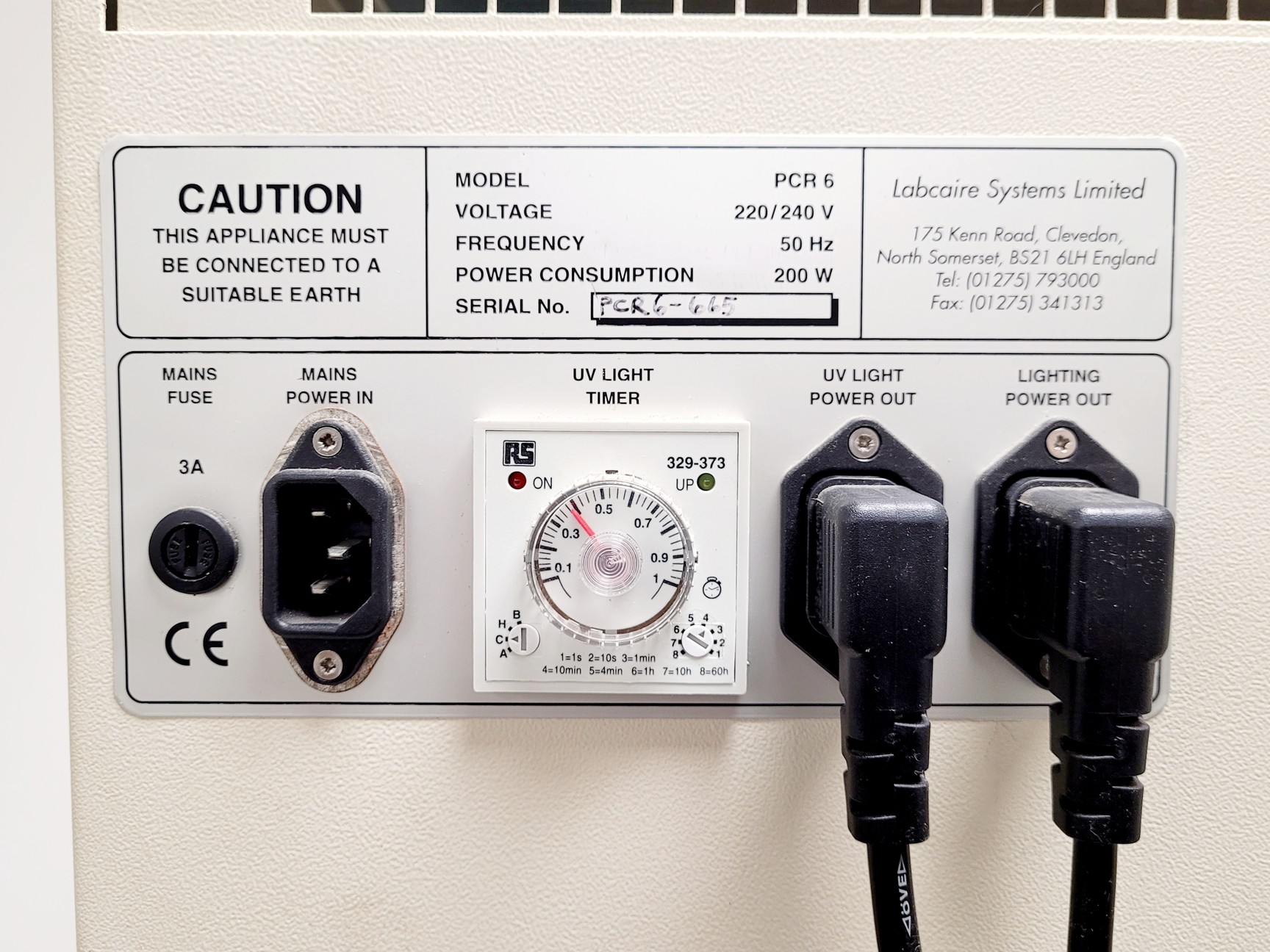 Image of Labcaire PCR 6 PCR Workstation Lab