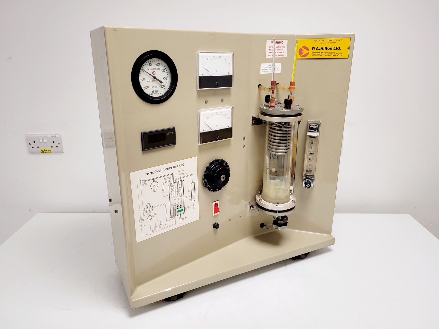 Image of P.A. Hilton Boiling Heat Transfer Unit System Lab