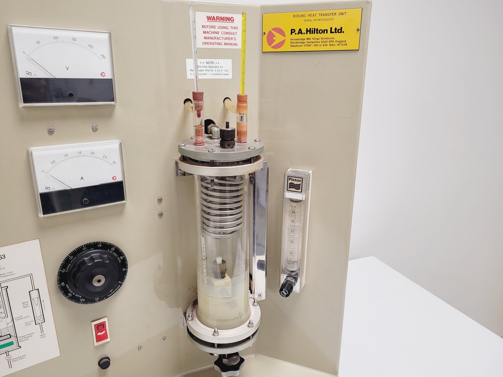 Image of P.A. Hilton Boiling Heat Transfer Unit System Lab