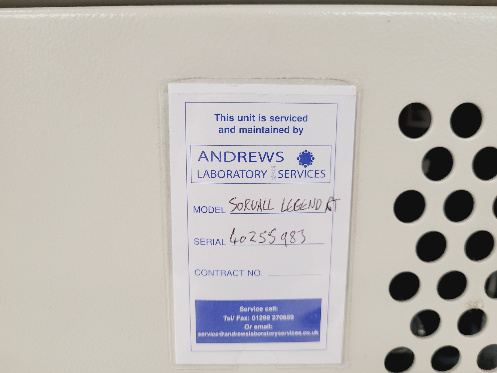 Image of Kendro Laboratory Products  Sorvall Legend RT D-37520 Benchtop Centrifuge