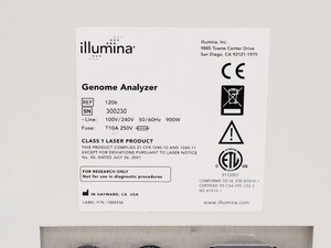 Thumbnail image of Illumina Genome Analyser IIx System with PEM IIX and Cluster Station