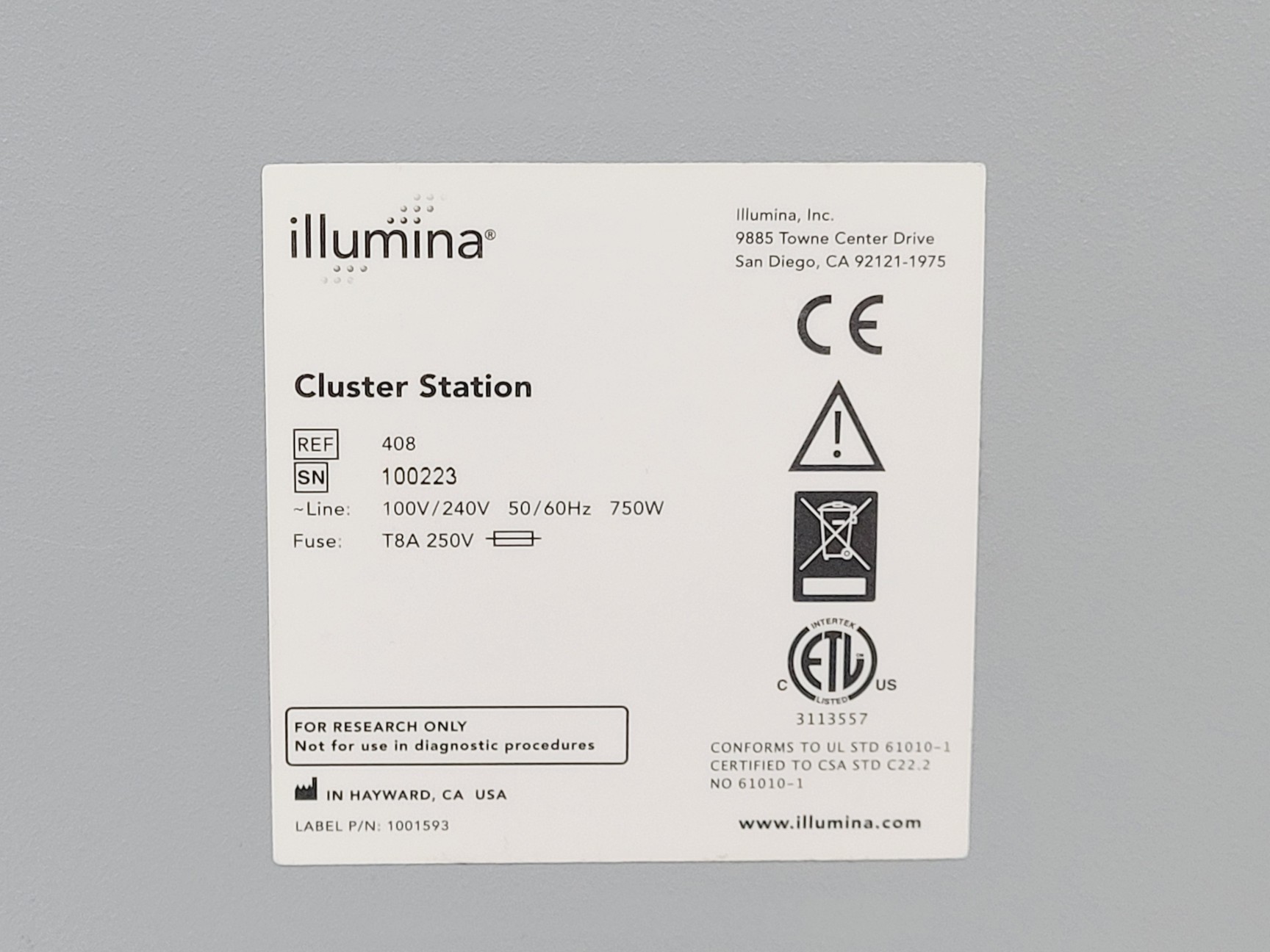 Image of Illumina Genome Analyser IIx System with PEM IIX and Cluster Station