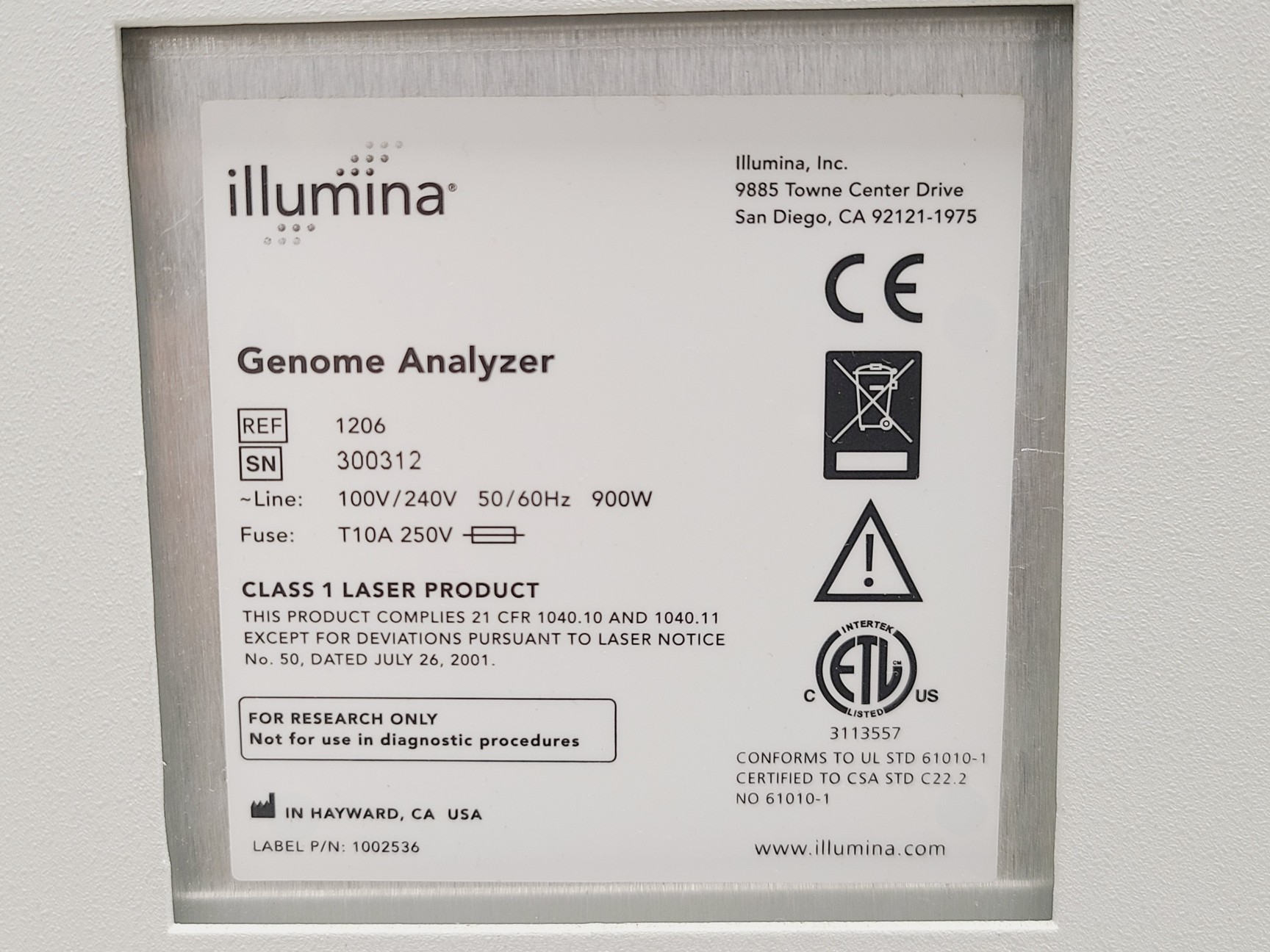 Image of Illumina Genome Analyser IIx System w/ PEM IIx & Dell PC System NGS Lab