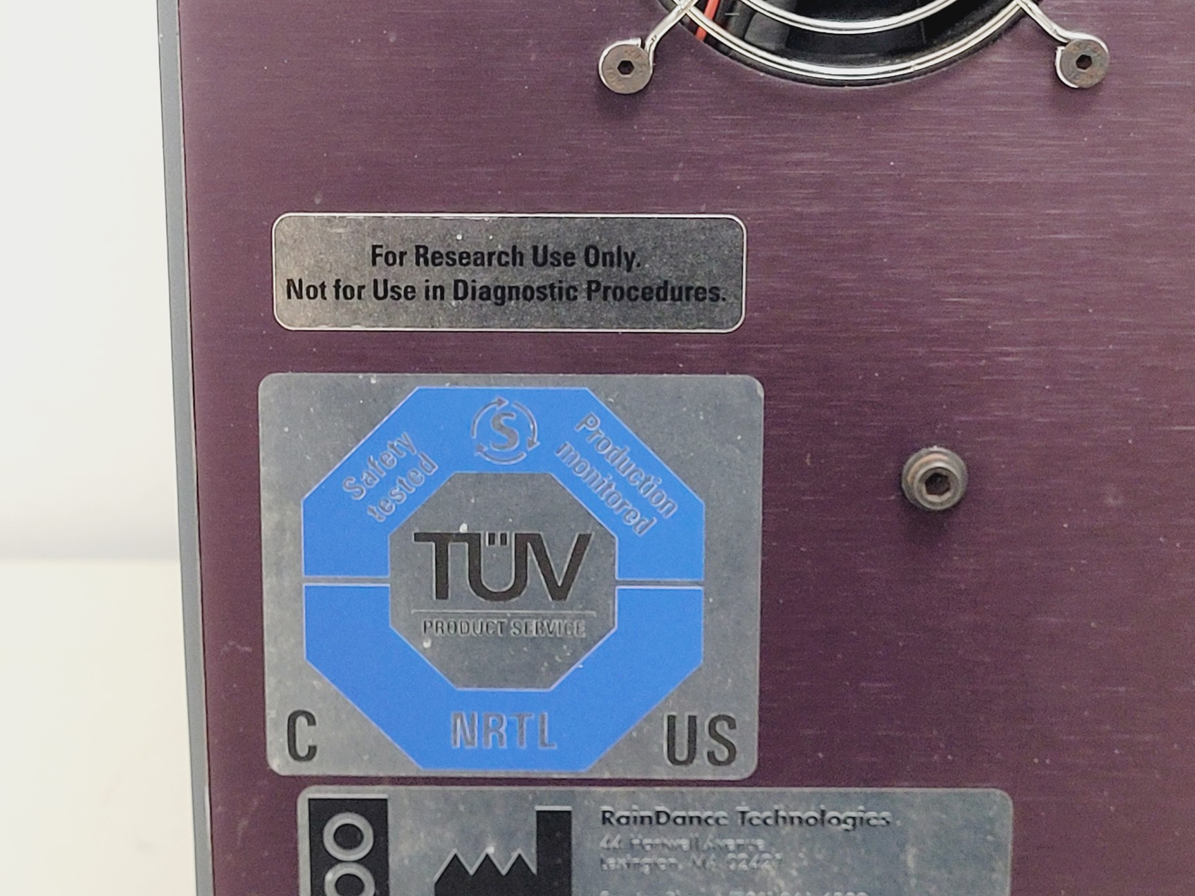 Image of RainDance Technologies RDT1000 Next Generation Sequencing System