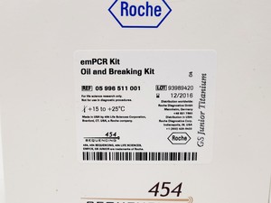 Thumbnail image of Roche 454 Sequencing Job Lot: 22x Buffer Sequencing Kits and 15x emPCR Kits