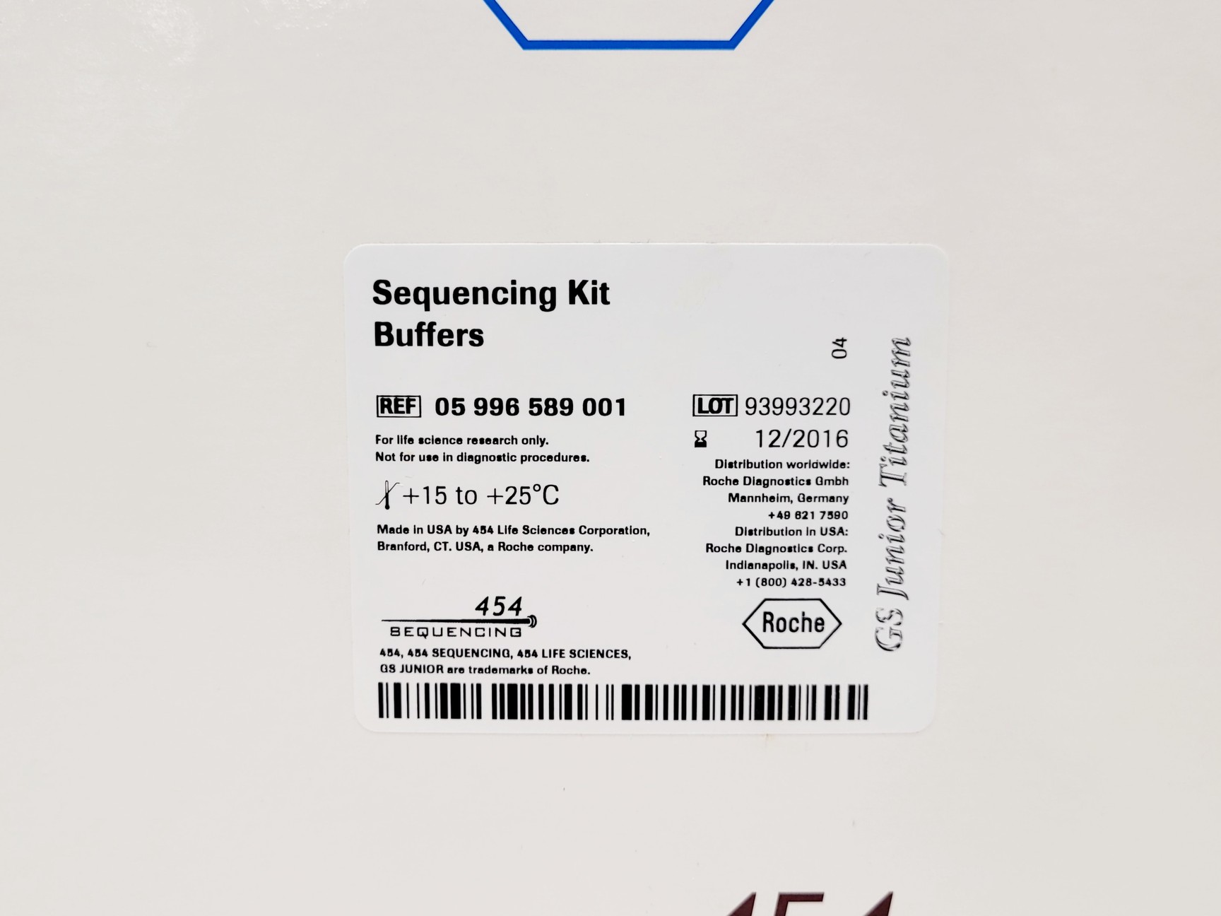 Image of Roche 454 Sequencing Job Lot: 22x Buffer Sequencing Kits and 15x emPCR Kits