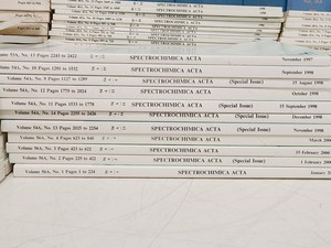 Thumbnail image of Job Lot of Spectrochimica Acta Books & Manuals 