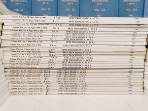 Thumbnail image of Job Lot of Spectrochimica Acta Books & Manuals 