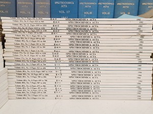Thumbnail image of Job Lot of Spectrochimica Acta Books & Manuals 