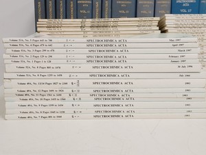 Thumbnail image of Job Lot of Spectrochimica Acta Books & Manuals 